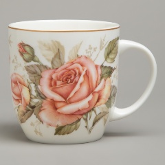 Изображение товара Кружка LEFARD корейская роза 370 мл фарфор белая для женщин