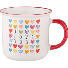 Изображение товара Кружка LEFARD love 350 мл белая из фарфора