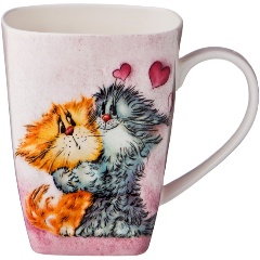 Изображение товара Кружка LEFARD котята 400 мл яркий дизайн целостный фарфор