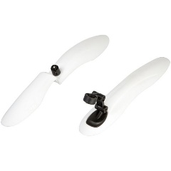 Изображение товара Крылья для велосипеда STG-01 26 дюймов белые комплект для защиты от грязи и воды