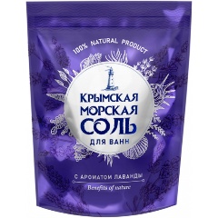 Изображение товара Крымская морская соль для ванн SELENA Лаванда, 1100 г