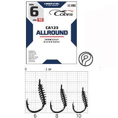 Изображение товара Крючки Cobra ALLROUND CA123 размер 006 10шт.