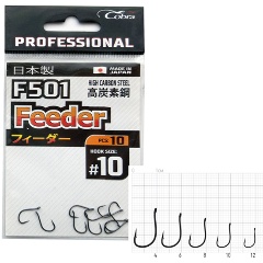 Изображение товара Крючки Cobra Pro FEEDER F501 размер 006 10шт.