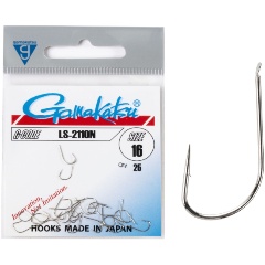 Изображение товара Крючки Gamakatsu LS-2110N HOOKS NICKEL размер 16 25шт.