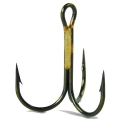 Изображение товара Крючки VMC 9649 BZ (бронза) №2/0 (5шт), Тройники