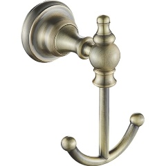 Изображение товара Крючок для ванной комнаты двойной Rose RG1121Q, бронза
