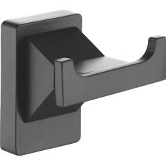 Изображение товара Крючок для ванной комнаты двойной Rose RG1621H, черный