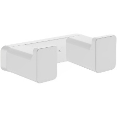 Изображение товара Крючок для ванной комнаты двойной Rose RG1821C, белый