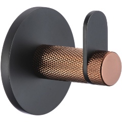 Изображение товара Крючок для ванной комнаты Savol S-002153HD, черный/бронза