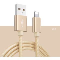 Изображение товара Кабель KS-is KS-292GO-1 USB-Lightning 1м золотистый для Apple