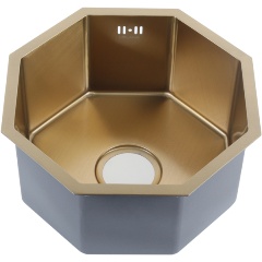 Изображение товара Кухонная мойка D400G Octavia MELANA Profline 1,2/200 ЗОЛОТО врезная фигурная D400G
