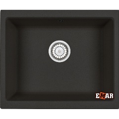 Изображение товара Кухонная мойка EMAR EMQ-1555.P антрацит кварцевый композит прямоугольная