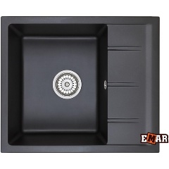 Изображение товара Кухонная мойка EMAR EMQ-1580.Q Онекс кварцевый композит прямоугольная