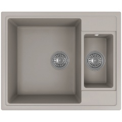 Изображение товара Кухонная мойка Florentina Липси 620_К грей врезная кварцевый композит