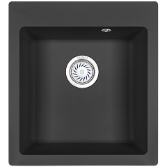 Изображение товара Кухонная мойка Granula 4651 кварц Турмалин накладная 41.5x49 см