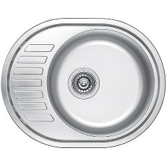 Изображение товара Мойка для кухни Kaiser KSS-5745R 570*450*180*0.8mm (врезная, хром/правая)