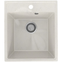 Изображение товара Кухонная мойка Practik PR-M-425-001 (без сифона), белый камень