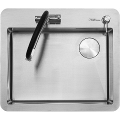 Изображение товара Кухонная мойка MELANA R6254HK UNIQUI 3,0/220 SATIN, накладная, прямоугольная