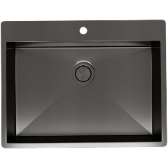 Изображение товара Кухонная мойка Reflexion Iseo RX2265BL оружейная сталь