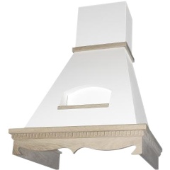 Изображение товара Кухонная вытяжка Elikor Бельведер 60 бежевый/дуб неокрашенный