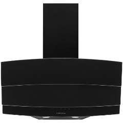 Изображение товара Кухонная вытяжка Krona MELODIE 600 BLACK S - черная наклонная