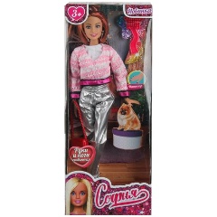 Изображение товара Кукла София 29 см ТМ Карапуз с подвижными руками и аксессуарами для девочек от 3 лет