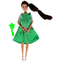 Изображение товара Кукла КАРАПУЗ 66001B3-C1-S-BB София беременная, 3 младенца 29 см