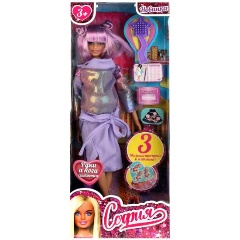 Изображение товара Кукла КарАПУЗ София беременная с тремя младенцами 29 см для девочек