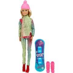 Изображение товара Кукла КАРАПУЗ 66001S-SB2-S-BB София со сноубордом 29 см