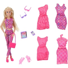 Изображение товара Кукла КАРАПУЗ DRESSFW2-S-BB-WOD София с аксессуарами 29 см