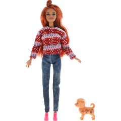 Изображение товара Кукла Карапуз 66001PET-DSP-S-BB София с собакой 29 см