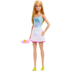 Изображение товара Кукла Barbie Теннисистка с ракеткой и мячом для детей от 3 лет