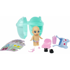 Изображение товара Игровой набор BONDIBON ВВ3855 кукла-сюрприз Oly в шапочке-ушанке с животным и аксессуарами