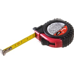 Изображение товара Рулетка-брелок КУРС, обрезиненный корпус 2 м х 8 мм