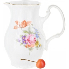 Изображение товара Кувшин Bernadotte Мейсенский букет 1000 мл из фарфора Чехия