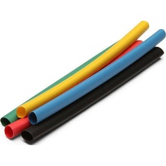 Изображение товара Набор цветной термоусадочной трубки КВТ 16/8