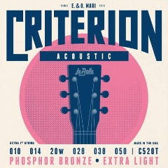 Изображение товара Струны для акустической гитары La Bella 10-50, 6 шт., C520T