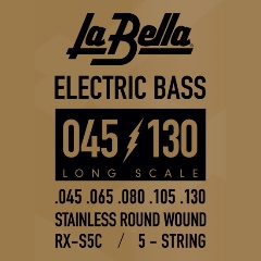 Изображение товара Струны для бас-гитары La Bella RX-S5C 45-130, 5 шт