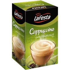 Изображение товара Растворимый напиток LA FESTA "Капучино" Ореховый 125 г (12,5 г х 10 сашет)