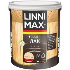 Изображение товара Лак для дерева Linnimax Аква, акриловый, глянцевый, 2,5 л