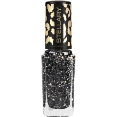 Изображение товара Лак для ногтей STELLARY стойкое глянцевое покрытие для легкого нанесения, тон 95 черный с блестками, 8 мл