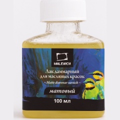 Изображение товара Лак Малевичъ даммарный матовый для масла, 100 мл