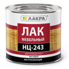 Изображение товара Лак мебельный НЦ-243 Лакра (0,7 кг)