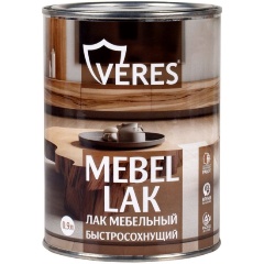 Изображение товара Лак мебельный Veres, быстросохнущий, акриловый, полуглянцевый, 0,9 л