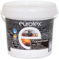 Изображение товара Паркетный лак Eurotex Эко полуматовый 0,8 л для мебели и пола