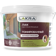 Изображение товара Лак тонированный Лакра (10 кг) бесцветный