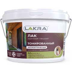 Изображение товара Лак тонированный Лакра (2,5 кг) орех