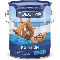 Изображение товара Лак яхтный Престиж, алкидно-уретановый, глянцевый, 10 л