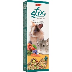 Изображение товара Лакомство для кроликов, морских свинок и шиншилл Padovan Stix country coniglietti палочки, 100 г