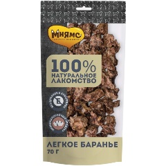 Изображение товара Лакомство Мнямс для собак Легкое баранье 70г